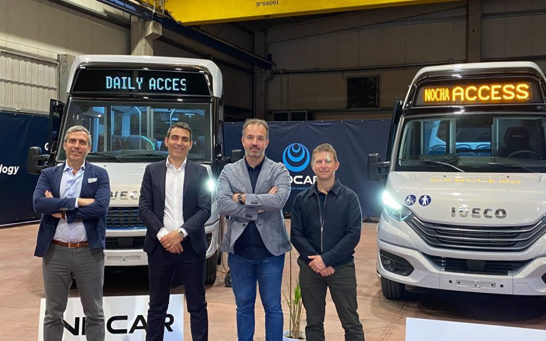 Indcar minibuses, the focus of the meeting with the top management of Iveco Bus